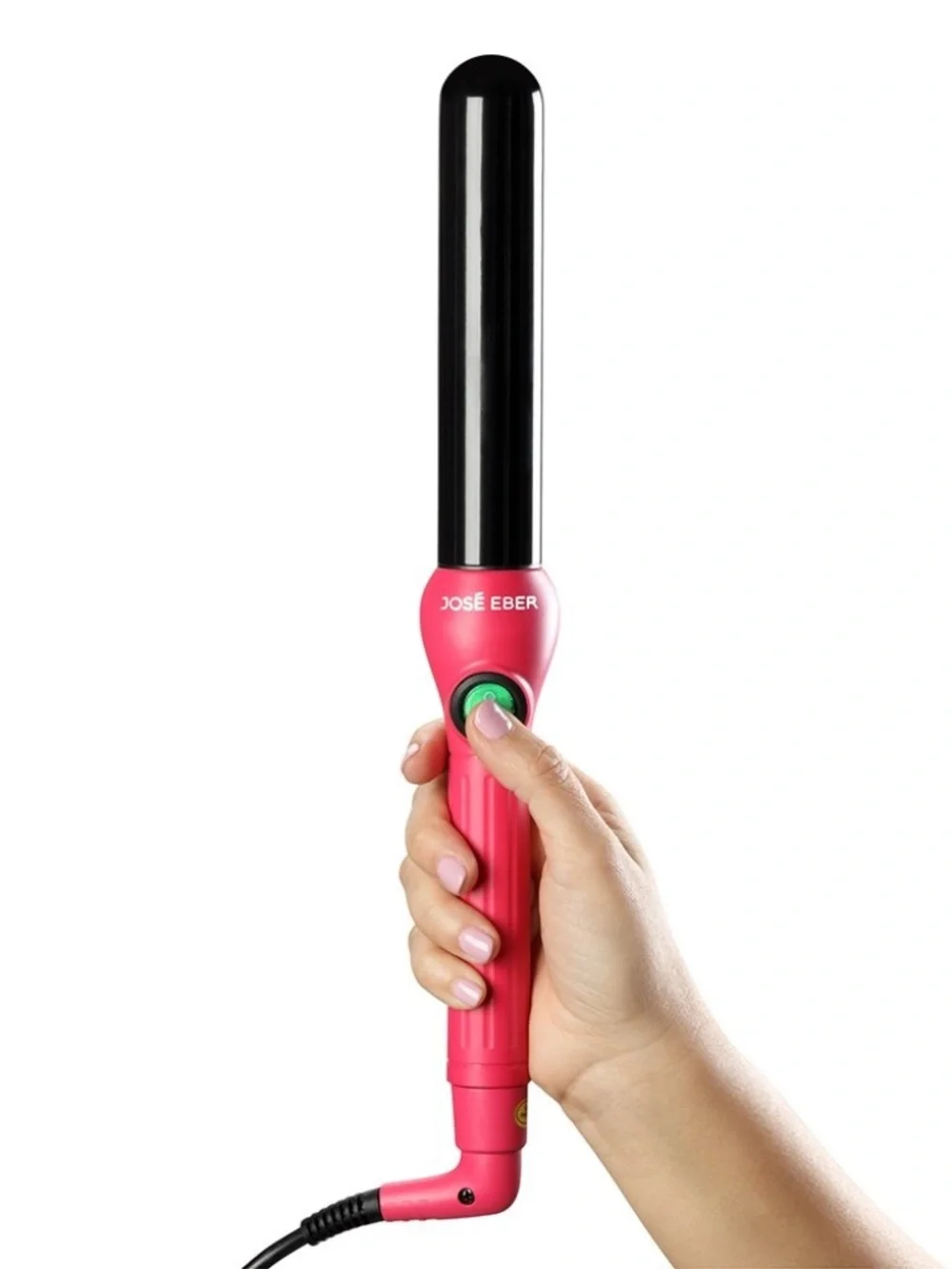 Jose Eber 32mm Clipless Curling Iron / Hair Wand – Pink